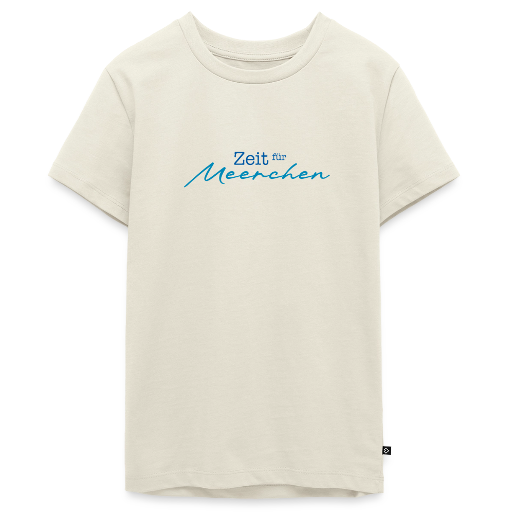 Teenager Premium T-Shirt "Zeit für Meerchen" - Naturweiß