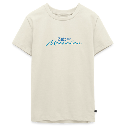 Teenager Premium T-Shirt "Zeit für Meerchen" - Naturweiß