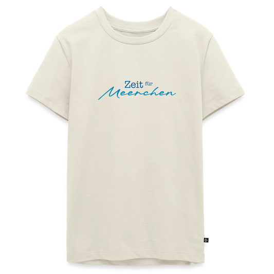 Teenager Premium T-Shirt "Zeit für Meerchen" - Naturweiß