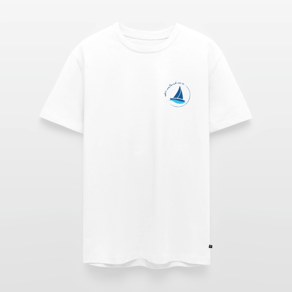 Küstenkurs - Herren Premium Bio T-Shirt - Weiß