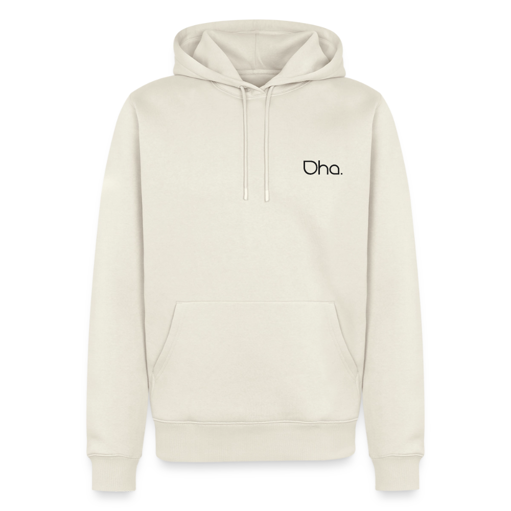 Oha Herren Premium Hoodie - Naturweiß