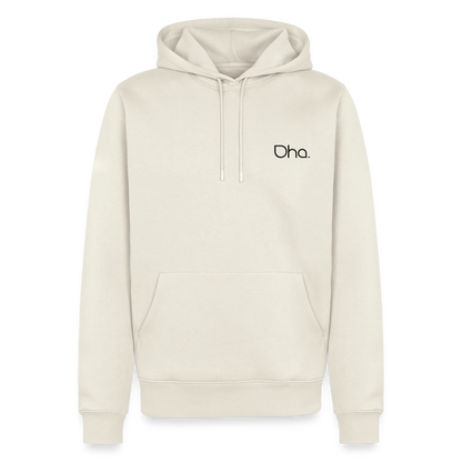 Oha Herren Premium Hoodie - Naturweiß