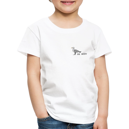 Kinder Premium T-Shirt - de Mööv - Weiß