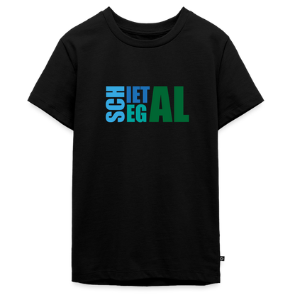 Teenager Premium T-Shirt "Schietegal" - Schwarz