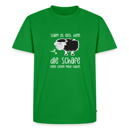 Herren Premium Bio T-Shirt - Schaf (weiss) - Grün