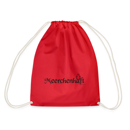 Meerchenhaft Turnbeutel - Rot