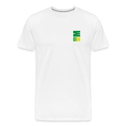 Männer Premium Bio T-Shirt - Moin - Weiß