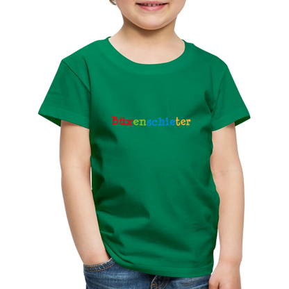 Kinder Premium T-Shirt - Büxenschieter - Kelly Green