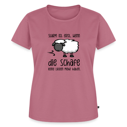 Damen Premium Bio T-Shirt - Schaf - Mauve