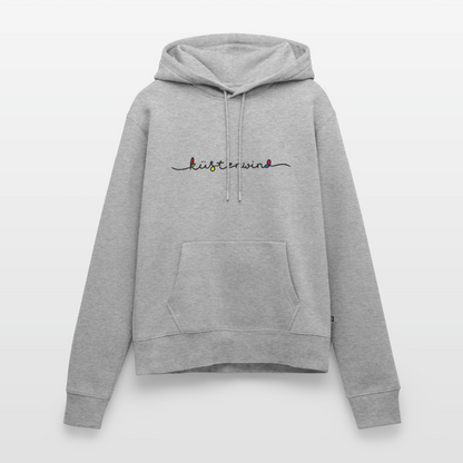 Küstenwind - Damen Premium Hoodie - Grau meliert