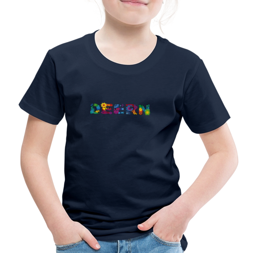 Kinder Premium T-Shirt - Deern - Navy