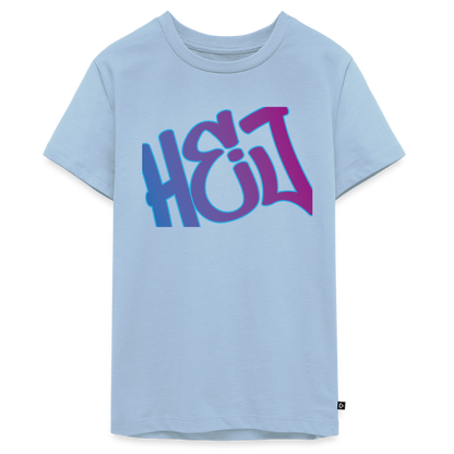 Teenager Premium T-Shirt "Hej" - Hellblau