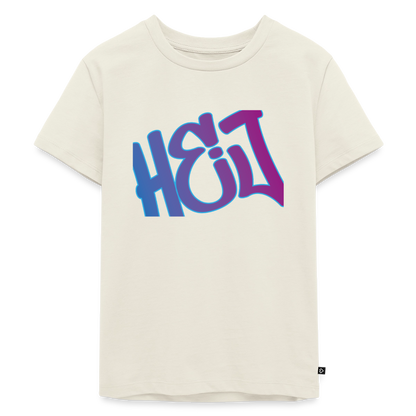 Kinder Premium T-Shirt "Hej" - Naturweiß