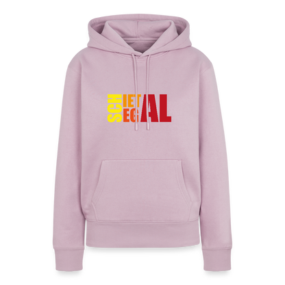 Damen Premium Hoodie - Schietegal - Altrosa