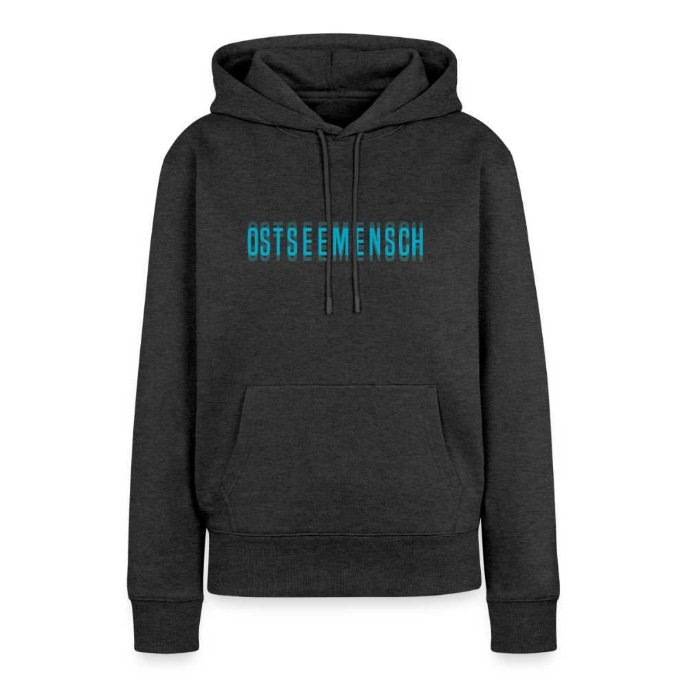 Ostseemensch - Damen Premium Hoodie - Anthrazit meliert