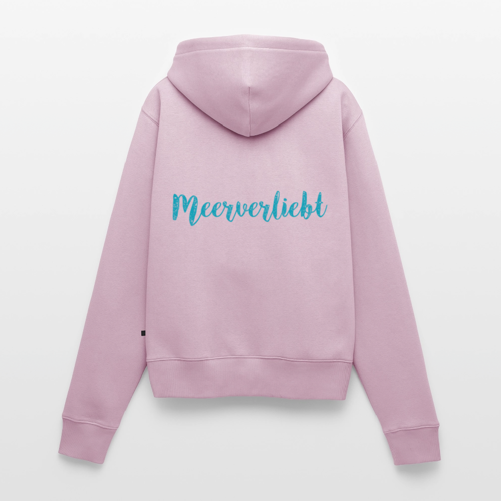 Damen Premium Kapuzenjacke - Meerverliebt - Altrosa