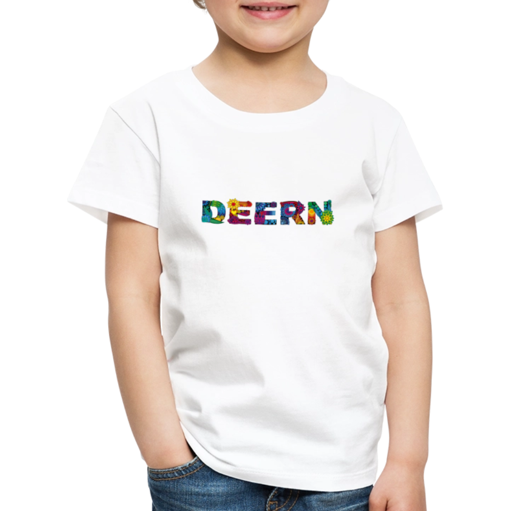 Kinder Premium T-Shirt - Deern - Weiß