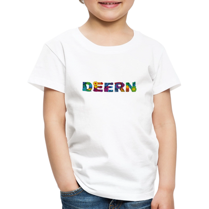 Kinder Premium T-Shirt - Deern - Weiß