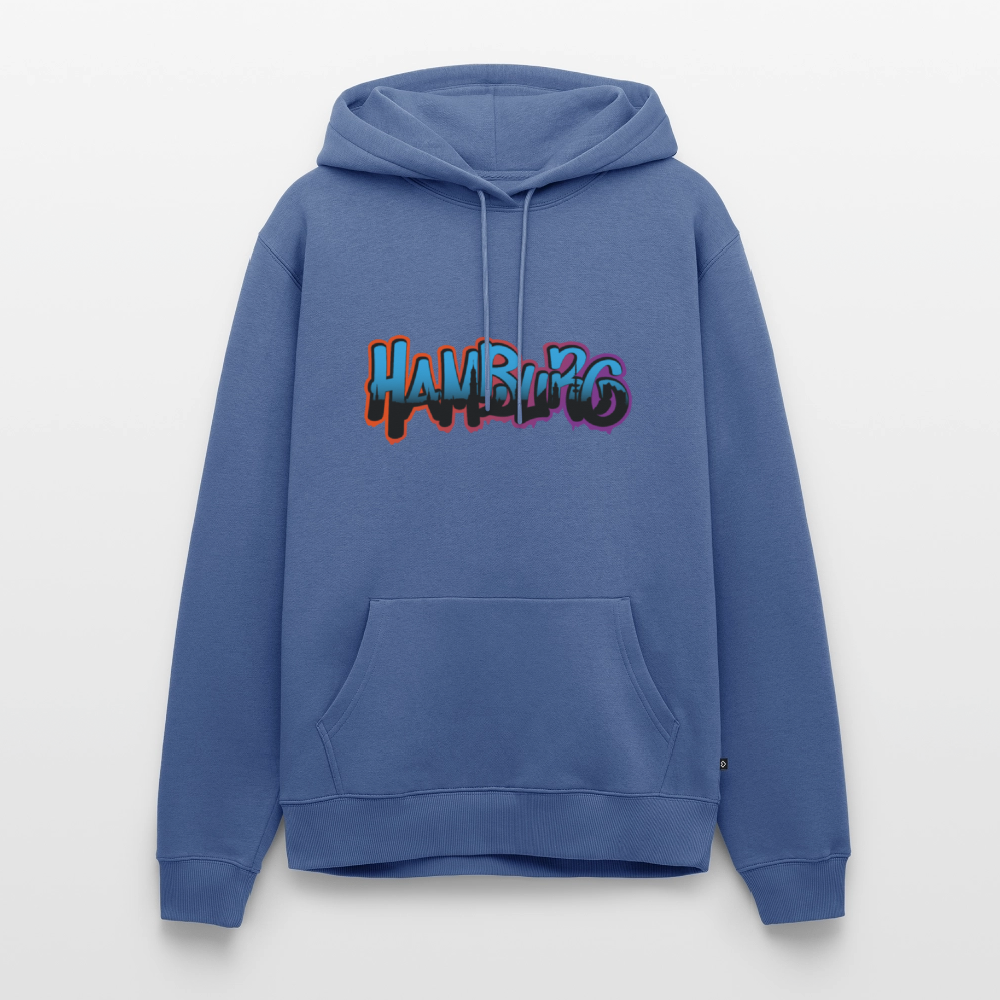 Herren Premium Hoodie - Hamburg - Taubenblau