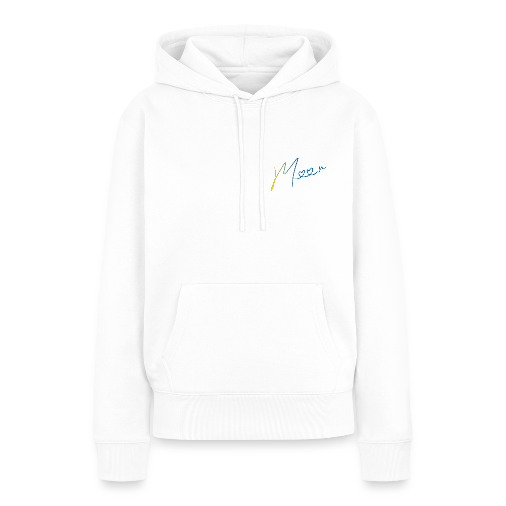 Damen Premium Hoodie - Meer - Weiß