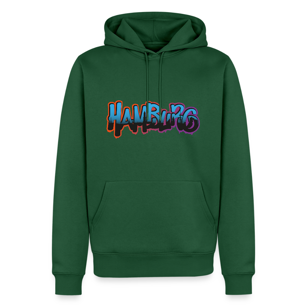 Herren Premium Hoodie - Hamburg - Flaschengrün