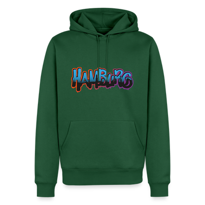 Herren Premium Hoodie - Hamburg - Flaschengrün