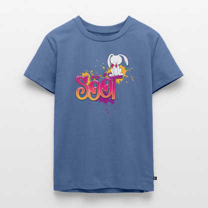 Kinder Premium T-Shirt - sööt Haas - Taubenblau