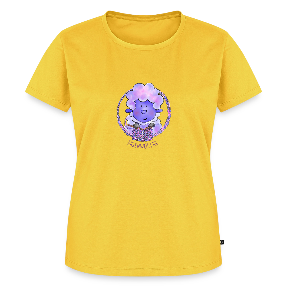 Frauen Premium T-Shirt - Eigenwollig - Sonnengelb