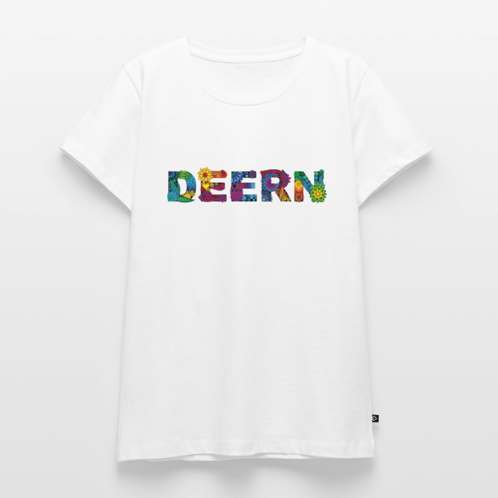 Damen Premium Bio T-Shirt - Deern - Weiß