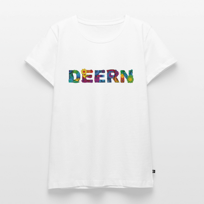 Damen Premium Bio T-Shirt - Deern - Weiß