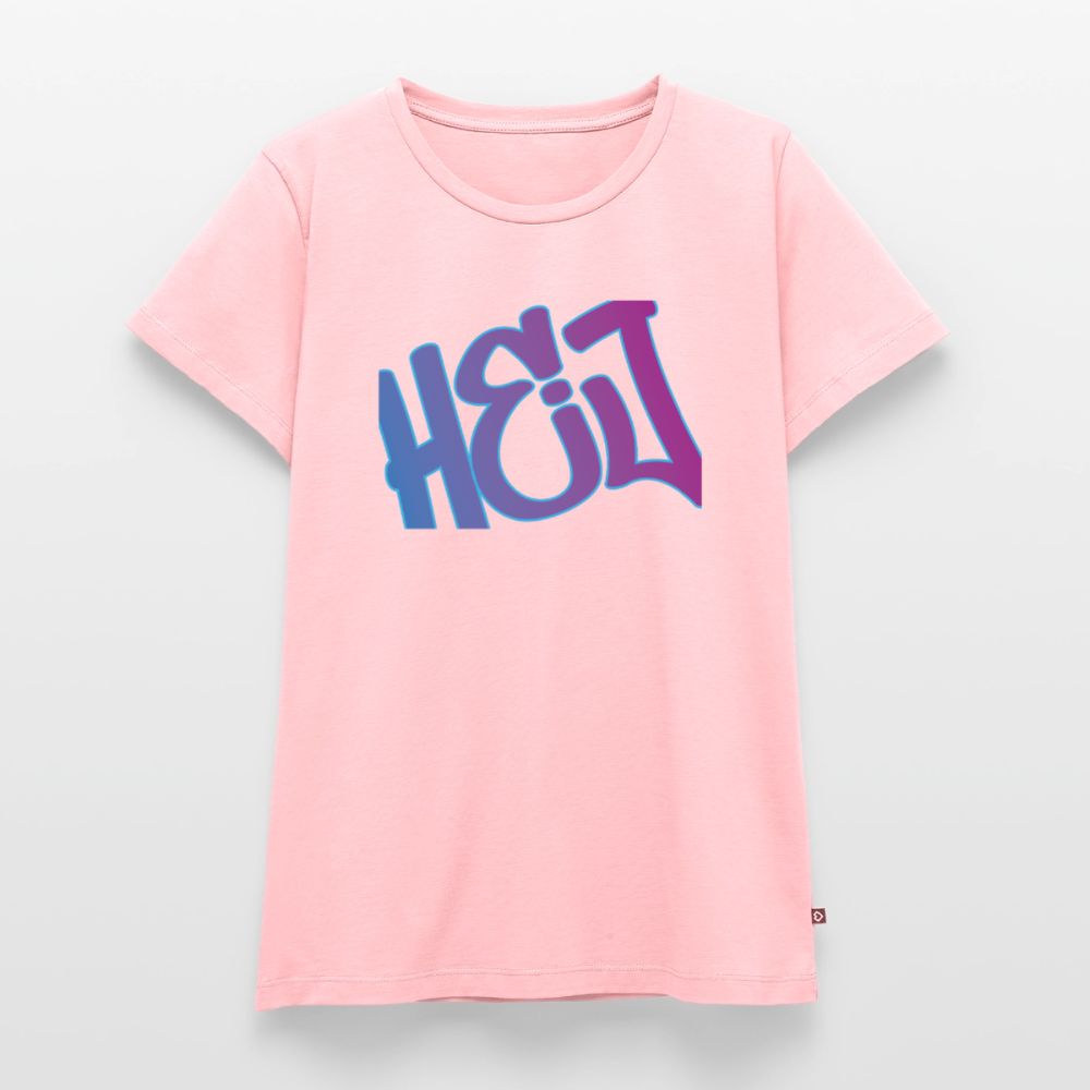 Damen Premium Bio T-Shirt - Hej - Rosa