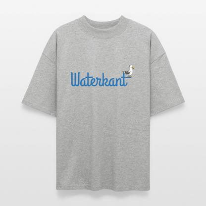 Unisex Oversize Bio-T-Shirt - Waterkant - Grau meliert