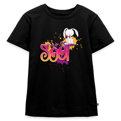 Kinder Premium T-Shirt - sööt Haas - Schwarz