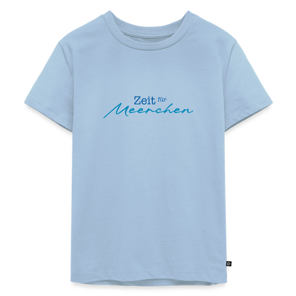 Kinder Premium T-Shirt "Zeit für Meerchen" - Hellblau