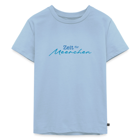 Kinder Premium T-Shirt "Zeit für Meerchen" - Hellblau