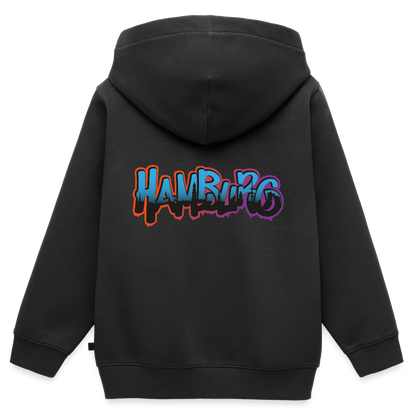 Kinder Premium Kapuzenjacke - Hamburg - Schwarz