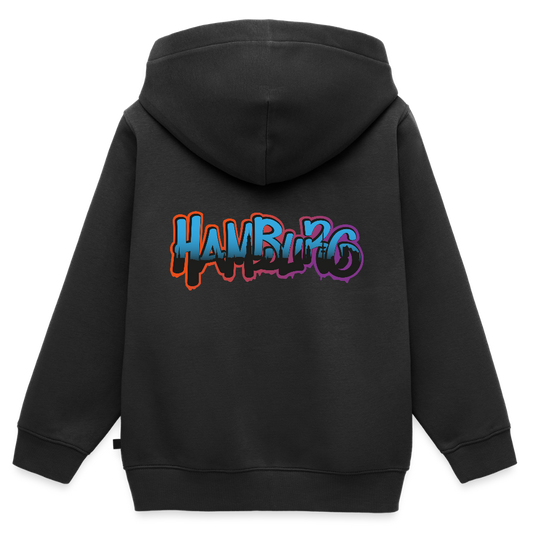 Kinder Premium Kapuzenjacke - Hamburg - Schwarz