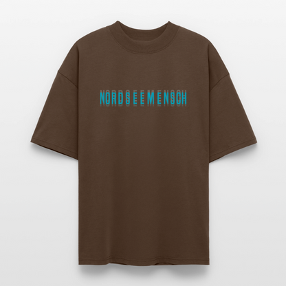 Nordseemensch - Unisex Oversize Bio T-Shirt - Dunkelbraun