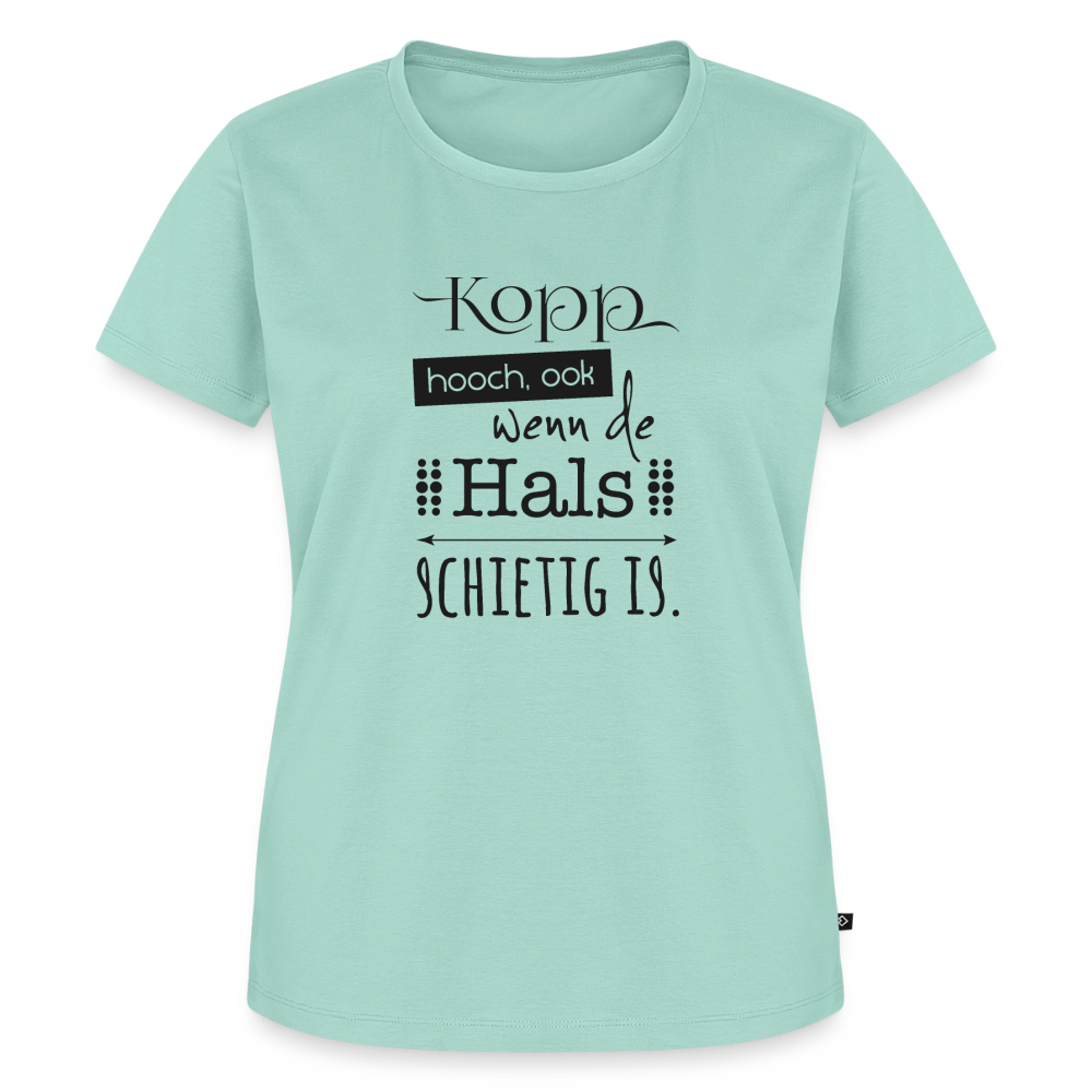 Damen Premium Bio T-Shirt - Kopp hooch - Mint 