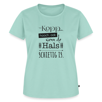 Damen Premium Bio T-Shirt - Kopp hooch - Mint 