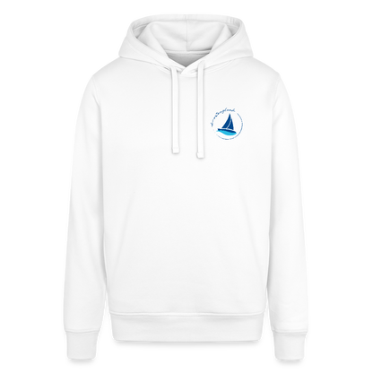 Unisex Bio-Hoodie - Küstenglück - Weiß