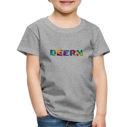Kinder Premium T-Shirt - Deern - Grau meliert