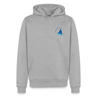Küstenkurs - Herren Premium Hoodie - Grau meliert