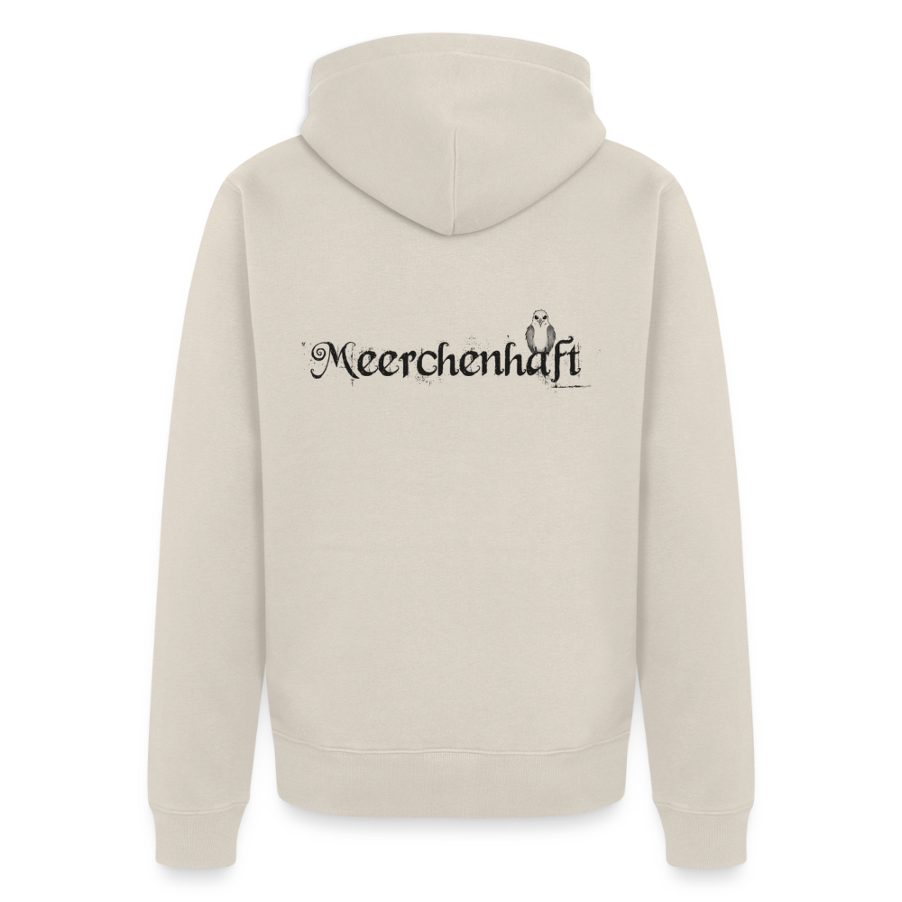 Meerchenhaft Herren Premium Kapuzenjacke im nordischen Stil - Beige