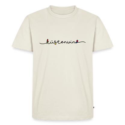 Küstenwind - Herren Premium Bio T-Shirt - Naturweiß