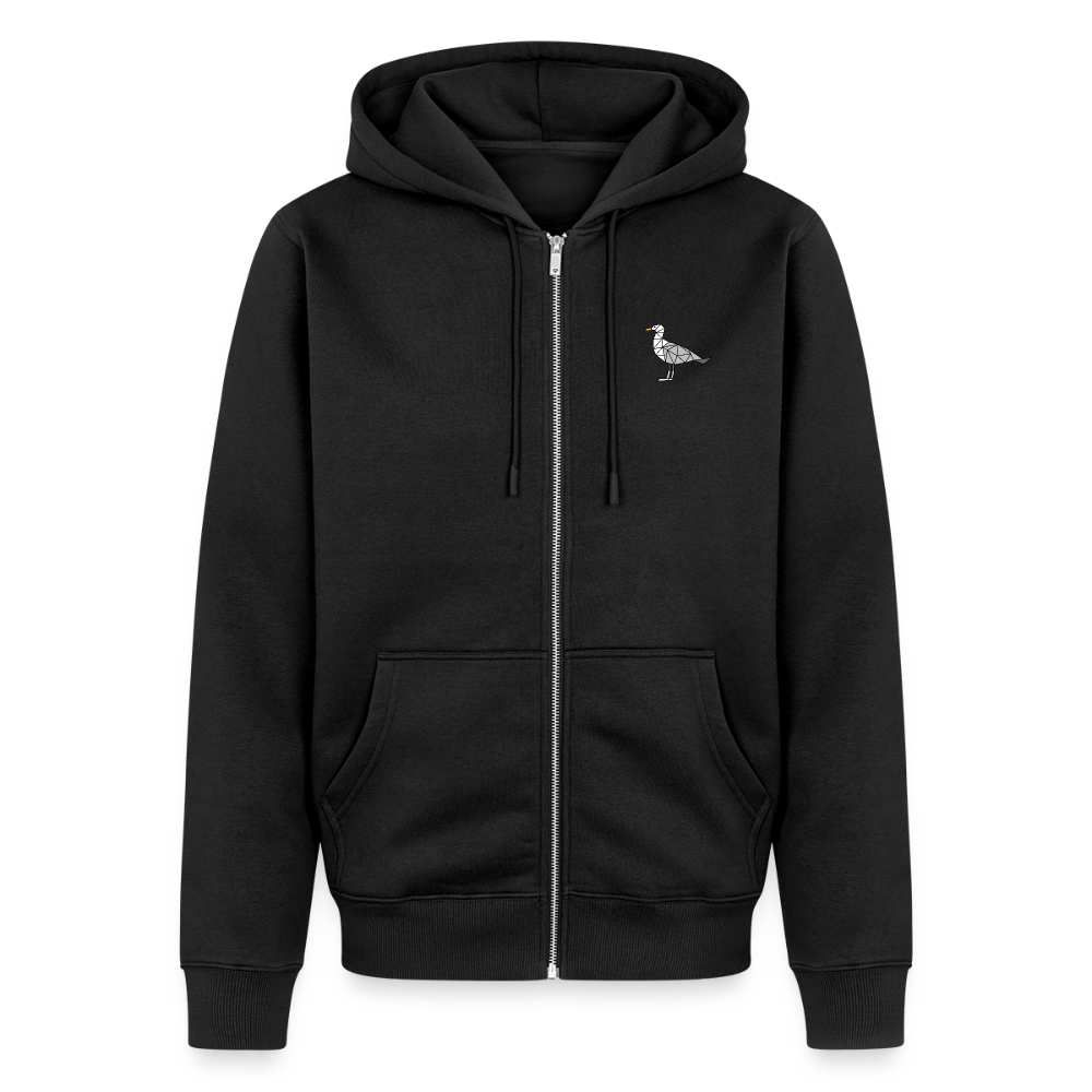 Möwe - Herren Premium Kapuzenjacke - Schwarz