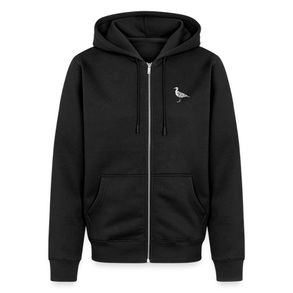 Möwe - Herren Premium Kapuzenjacke - Schwarz