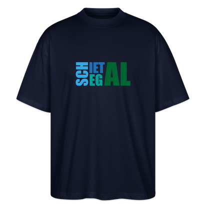 Unisex Oversize Bio-T-Shirt -Schietegal - Navy