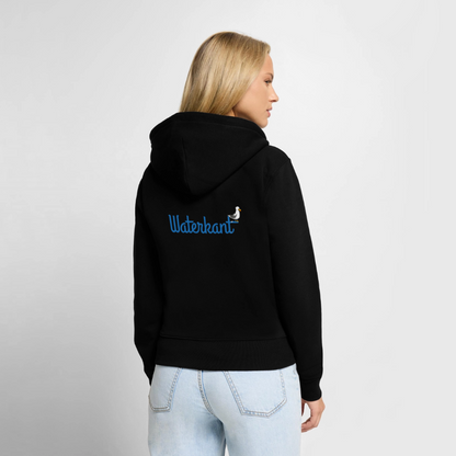 Damen Premium Kapuzenjacke - Waterkant - Schwarz