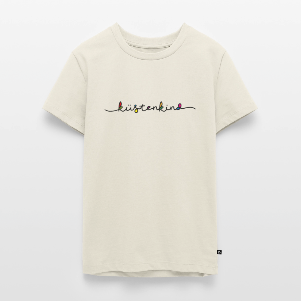 Teenager Premium T-Shirt "Küstenkind" - Naturweiß